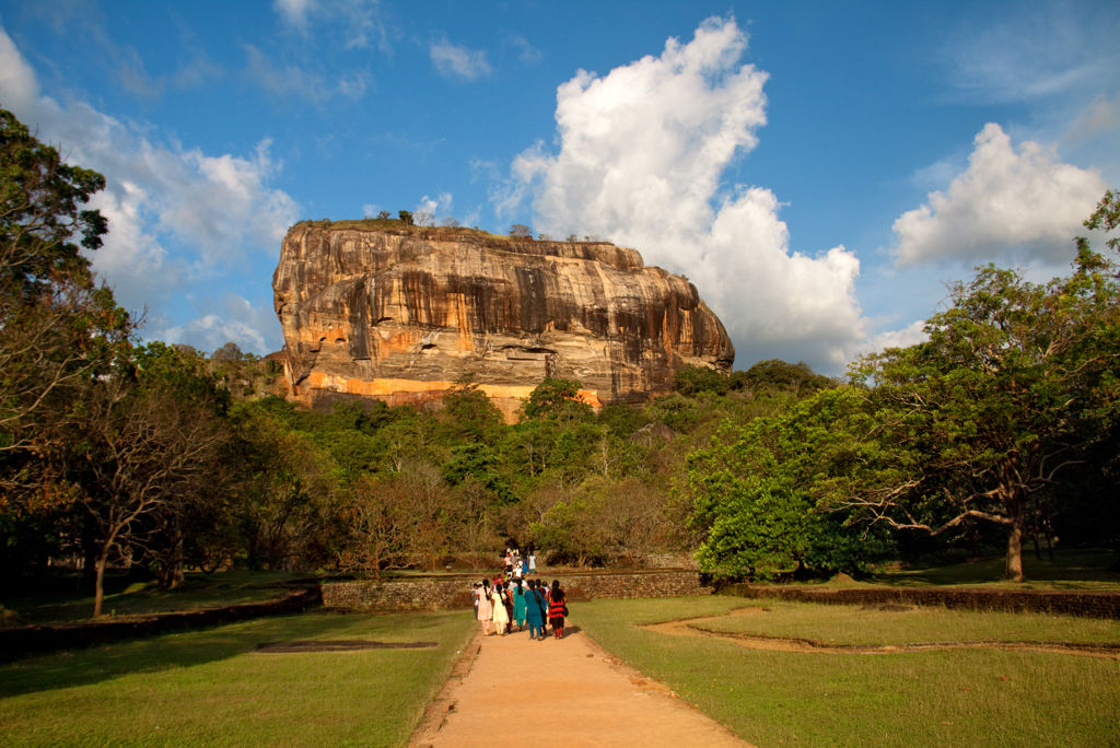 Sigiriya,Mountain,In,Sri,Lanka.,Lion,Rock