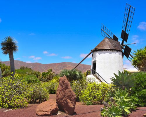 Old,Windmill,In,Antigua,,Fuerteventura,,Canary,Islands,,Spain