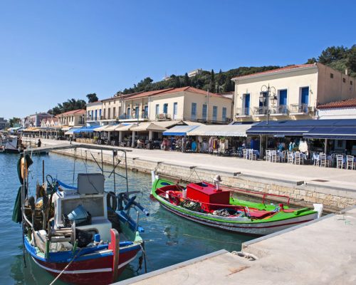 Katakolon,Port,On,The,Greek,Coast,And,Serves,As,The