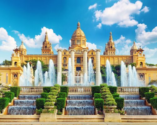 National,Museum,In,Barcelona,placa,De,Espanya,spain.