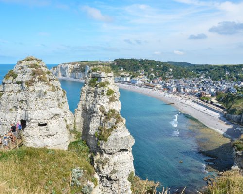Cliffs,In,Le,Havre,,France.