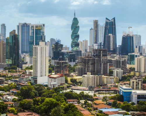 Downtown,Panama,City,Skyscrapers,,Panama