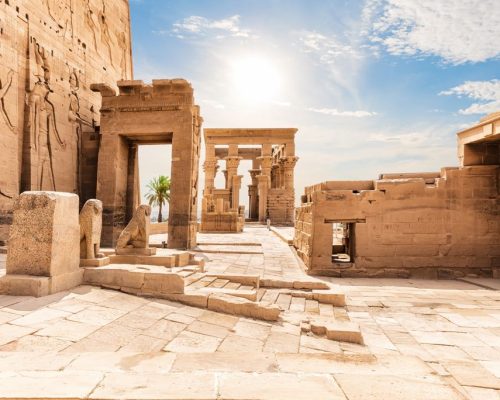 Philae,Temple,Of,Isis,And,Trajan's,Kiosk,,Agilika,Island,,Aswan,