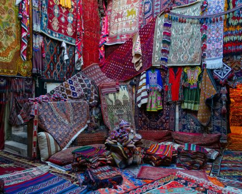 Traditional,Turkish,Carpets,And,Rugs,In,The,Famous,Touristic,Place,
