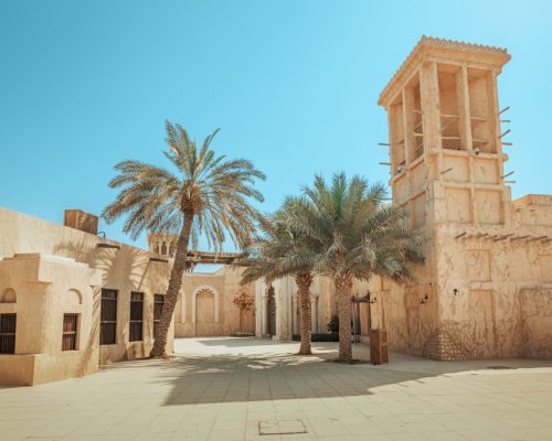 Shindagha,Historic,District,In,Dubai,Creek,Neighbourhood,Is,A,Popular