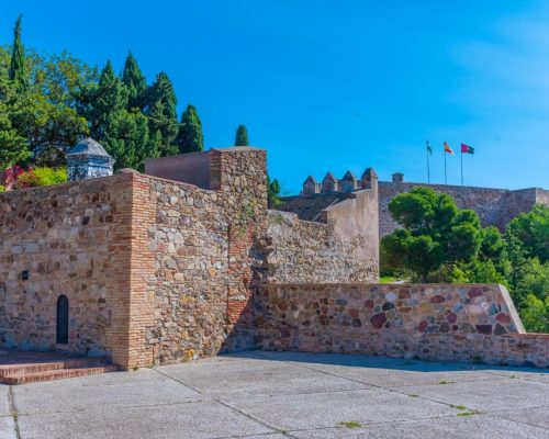 Gibralfaro,Castle,In,The,Spanish,Town,Malaga