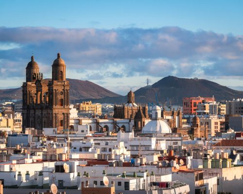 Panoramic,View,Of,The,City,Of,Las,Palmas,De,Gran
