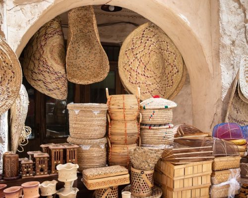 Basket,Shop,In,Al,Seef,Heritage,Souq,,Arabic,Market.,Dubai,