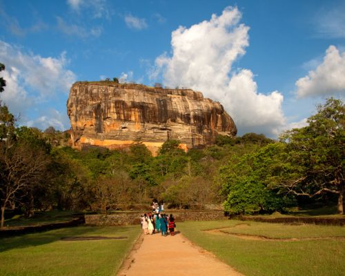 Sigiriya,Mountain,In,Sri,Lanka.,Lion,Rock