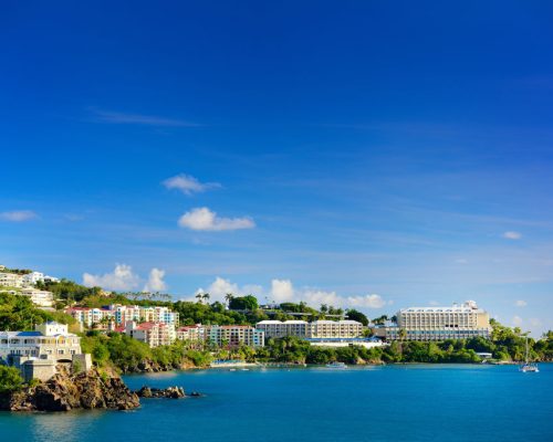 View,Of,The,Harbor,In,St.,Thomas,,U.s.,Virgin,Islands.