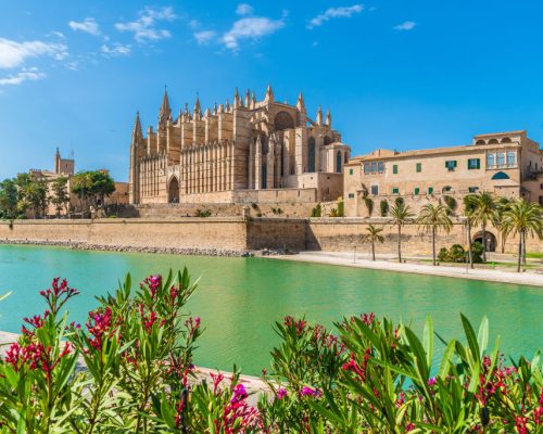 Landscape,With,Cathedral,La,Seu,,Palma,De,Mallorca,Islands,,Spain