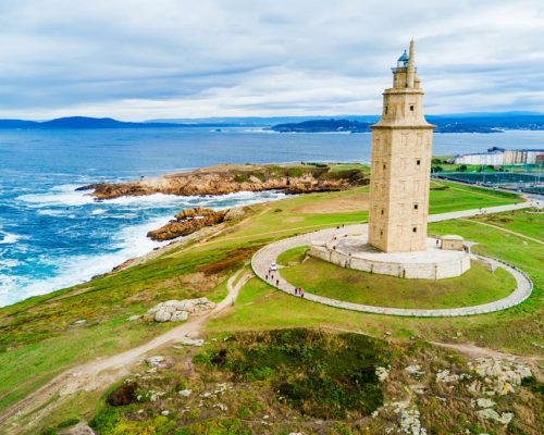 Tower,Of,Hercules,Or,Torre,De,Hercules,Is,An,Ancient
