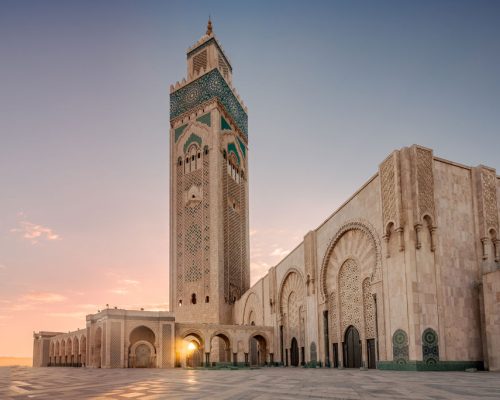 Ray,Of,Light,At,Hassan,Ii,Mosque,,Largest,Mosque,In