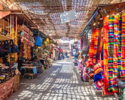 Souvenirs,On,The,Jamaa,El,Fna,Market,In,Old,Medina,