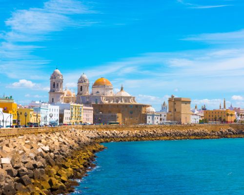 Beautiful,View,At,Day,Of,The,Cathedral,Of,Cadiz,Called