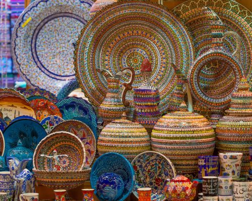 Turkish,Ceramics,On,Sale,At,The,Grand,Bazaar